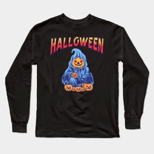 Halloween Grim Reaper Long Sleeve T-Shirt